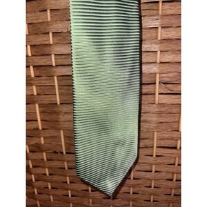 Vintage Tommy Hilfiger 100% Silk Neck Tie Light Green Made in USA